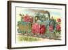 Birthday Greetings, Rose Train-null-Framed Art Print