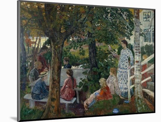 Birthday in the Garden-Nikolai Astrup-Mounted Giclee Print