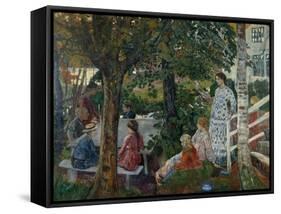 Birthday in the Garden-Nikolai Astrup-Framed Stretched Canvas