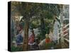 Birthday in the Garden-Nikolai Astrup-Stretched Canvas