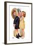 "Birthday Kiss,"March 5, 1938-Frances Tipton Hunter-Framed Giclee Print