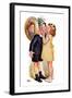 "Birthday Kiss,"March 5, 1938-Frances Tipton Hunter-Framed Giclee Print