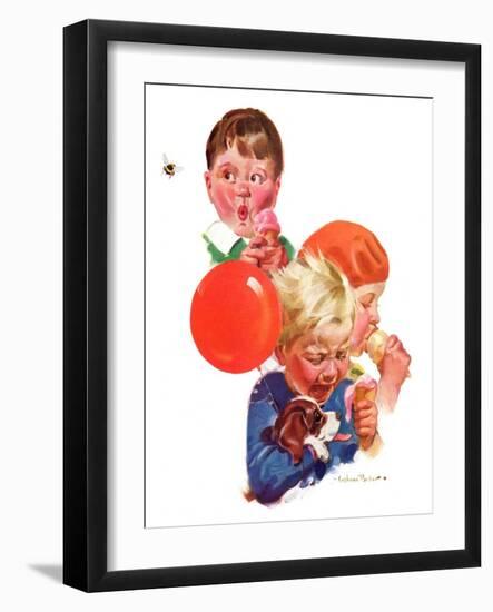 "Birthday Party,"May 18, 1935-Cushman Parker-Framed Giclee Print