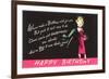 Birthday Poem-null-Framed Art Print