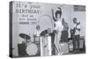 Birthday Shimmy Dancer-null-Stretched Canvas