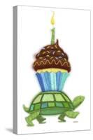 Birthday Turtle on the Way-April Hartmann-Stretched Canvas