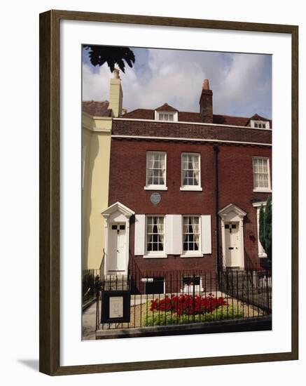 Birthplace of Charles Dickens, Portsmouth, Hampshire, England, United Kingdom, Europe-Jean Brooks-Framed Photographic Print