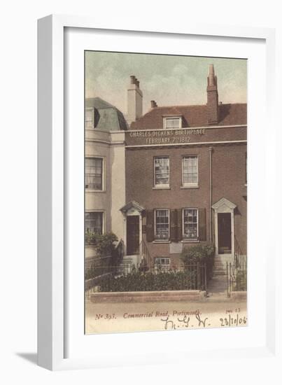 Birthplace of Charles Dickens-null-Framed Photographic Print