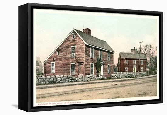 Birthplace of John Quincy Adams-null-Framed Stretched Canvas