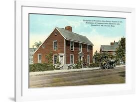 Birthplace of John Quincy Adams-null-Framed Art Print