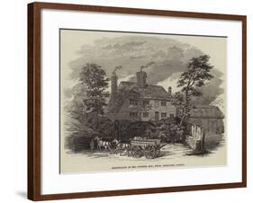 Birthplace of Mr Cobden, Mp, Near Midhurst, Sussex-null-Framed Giclee Print