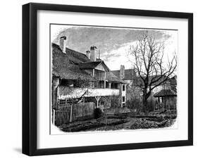 Birthplace of the Glaciologist Louis Agassiz, Motiers, Switzerland, 1885-null-Framed Giclee Print