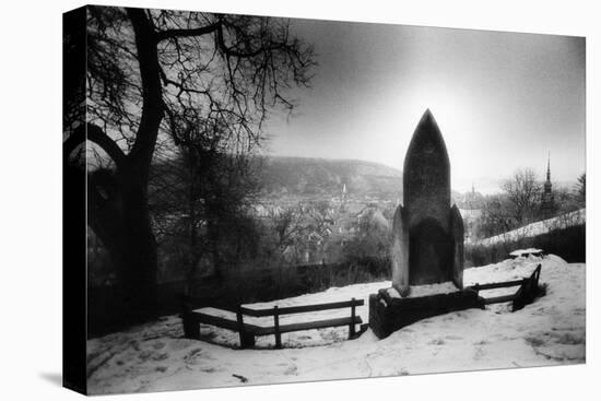 Birthplace of Vlad Dracul, Graveyard, Sighisora, Romania-Simon Marsden-Stretched Canvas