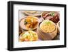 Biryani Rice or Briyani Rice, Fresh Cooked Basmati Rice, Delicious Indian Cuisine.-szefei-Framed Photographic Print