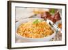 Biryani Rice or Briyani Rice, Fresh Cooked, Traditional Indian Food on Dining Table.-szefei-Framed Photographic Print