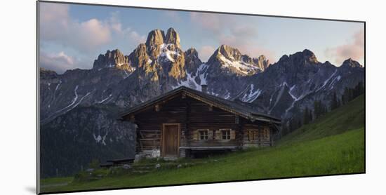 BischofsmŸtze, Sulzenalm (Alp), Filzmoos, Salzburg, Austria-Rainer Mirau-Mounted Photographic Print