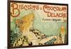 Biscuits and Chocolate Delcare-Alphonse Mucha-Framed Art Print