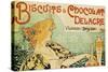 Biscuits and Chocolate Delcare-Alphonse Mucha-Stretched Canvas