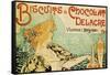 Biscuits and Chocolate Delcare-Alphonse Mucha-Framed Stretched Canvas