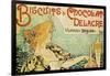 Biscuits and Chocolate Delcare-Alphonse Mucha-Framed Art Print