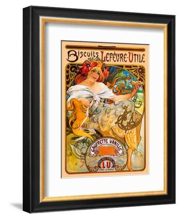 AD VINTAGE NOUVEAU MUCHA BISCUITS COOKIES FRANCE ART PRINT POSTER LF222