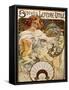 Biscuits Lefevre-Utile', Designed as a Calendar for 1897, 1896 (Lithograph in Colours)-Alphonse Mucha-Framed Stretched Canvas