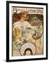 Biscuits Lefevre-Utile', Designed as a Calendar for 1897, 1896 (Lithograph in Colours)-Alphonse Mucha-Framed Premium Giclee Print