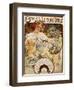 Biscuits Lefevre-Utile', Designed as a Calendar for 1897, 1896 (Lithograph in Colours)-Alphonse Mucha-Framed Giclee Print