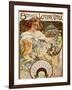 Biscuits Lefevre-Utile', Designed as a Calendar for 1897, 1896 (Lithograph in Colours)-Alphonse Mucha-Framed Giclee Print