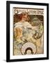 Biscuits Lefevre-Utile', Designed as a Calendar for 1897, 1896 (Lithograph in Colours)-Alphonse Mucha-Framed Giclee Print