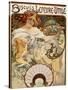 Biscuits Lefevre-Utile', Designed as a Calendar for 1897, 1896 (Lithograph in Colours)-Alphonse Mucha-Stretched Canvas