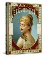 Biscuits Lefevre-Utile Poster-A.J. Chantron-Stretched Canvas