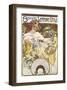 Biscuits Lefevre-Utile-Alphonse Mucha-Framed Premium Giclee Print