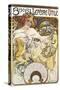 Biscuits Lefevre-Utile-Alphonse Mucha-Stretched Canvas