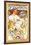 Biscuits Lefevre-Utile-Alphonse Mucha-Framed Art Print