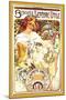 Biscuits Lefevre-Utile-Alphonse Mucha-Mounted Art Print