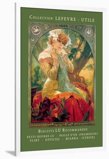 Biscuits Lu Recommandes-Alphonse Mucha-Framed Art Print