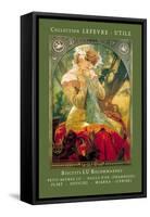 Biscuits Lu Recommandes-Alphonse Mucha-Framed Stretched Canvas