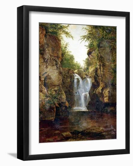 Bish Bash Falls, 1855-60-John Frederick Kensett-Framed Giclee Print