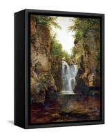 Bish Bash Falls, 1855-60-John Frederick Kensett-Framed Stretched Canvas