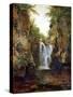 Bish Bash Falls, 1855-60-John Frederick Kensett-Stretched Canvas