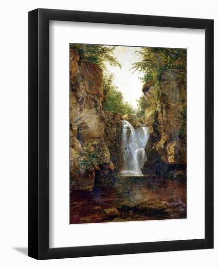 Bish Bash Falls, 1855-60-John Frederick Kensett-Framed Giclee Print