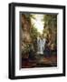 Bish Bash Falls, 1855-60-John Frederick Kensett-Framed Giclee Print