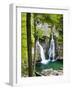 Bish Bash Falls in Bish Bash Falls State Park in Mount Washington, Massachusetts, Usa-Jerry & Marcy Monkman-Framed Photographic Print