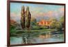 Bisham Abbey, Berkshire, 1924-1926-FC Varley-Framed Giclee Print