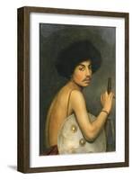 Bisharin Warrior, 1872-Jean Leon Gerome-Framed Giclee Print