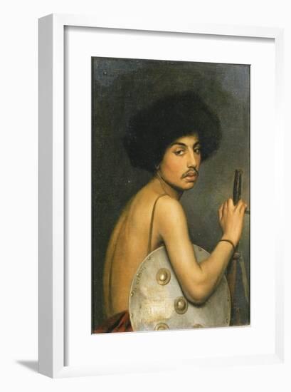 Bisharin Warrior, 1872-Jean Leon Gerome-Framed Giclee Print