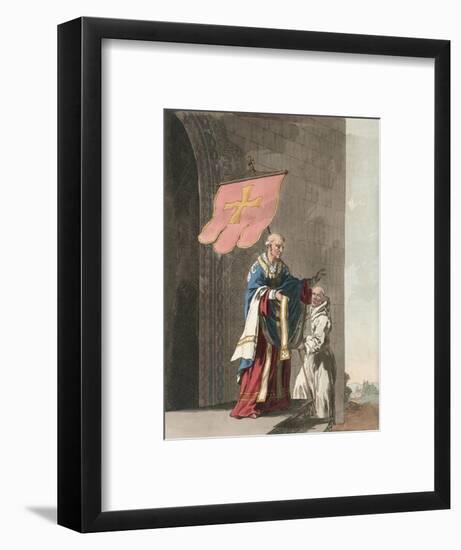 Bishop and Monk-Charles Hamilton Smith-Framed Art Print