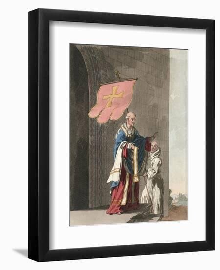 Bishop and Monk-Charles Hamilton Smith-Framed Art Print