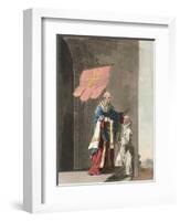 Bishop and Monk-Charles Hamilton Smith-Framed Art Print